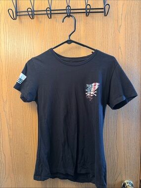 Black Graphic Short-Sleeve Tee